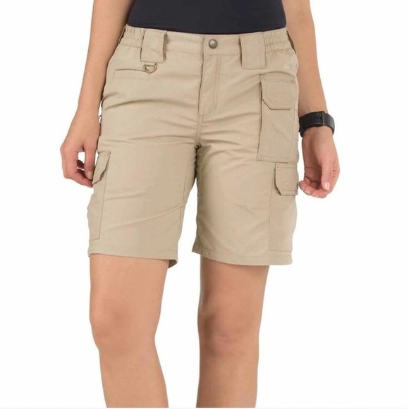5.11 Tactical Pants - NWT 5.11 Women’s TACLITE PRO 9" RIPSTOP Shorts, Cotton Blend, Khaki, Size 20